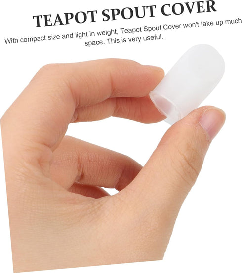 4pcs Ceramic Teapot Spout Dust Cover, Silicone Case Pour Spout Caps for Home Kettle Spout Protection