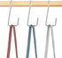 15 Pack Purse Hanger for Closet, Super Sturdy Purse Hooks, Hanging Backpack Bag Holder, Silver