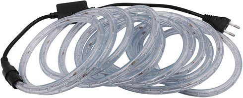 3.3ft 2-Wire Kit,110V-120V 30 Waterproof LED Rope Light PVC LED/M Tube Lights Strip for Background Lighting, Outdoor