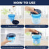 JIANWEI Greek Yogurt Strainer with Lid, Reusable Yogurt Filter with Ultra Fine Mesh Yogurt Strainer to Makes small