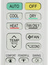 Replacement Remote Control for Daikin Air Conditioner, English Version Display in Fahrenheit, Compatible with