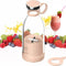 Personal Size Blender, Fresh Juice Portable Blender for Smoothies, Wireless USB Rechargeable, Pink