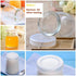 Dailydanny 6 (5.5 oz (150ml)) Pcs Yogurt Pudding Jars Bottles With Plastic Lids Ideal for Jam, Honey, Wedding Favors