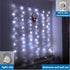 ZSJWL 3.3×5ft Short Curtain Lights with 8 Hook for Small Windows, 96 LED White Photo Clips String Light with Remote