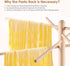 8 iSiLER Natural Beech Wood Pasta Drying Rack with Branches, Easy to Transfer for Drying Pasta and Spaghetti, Special