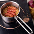 12cm Stainless Steel Milk Pan, Non Stick Soup Pot for Induction and Oven, Dishwasher Safe Cookware
