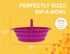 Arrow Home Products Sip-A-Bowl Set, 22oz, 6pk - BPA Free Straw Bowls for Kids, Made in the USA, Blue, Pink, Green,