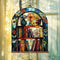 Floral Bookshelf Bookish Acrylic Suncatcher, Book Suncatchers for Window Hangings, Bookish Gifts