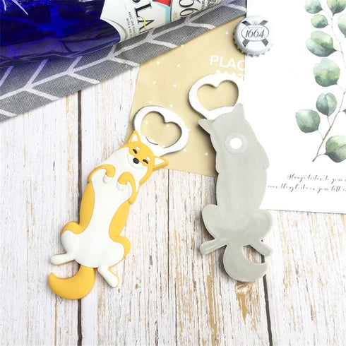 Animal Cat Shape Bottle Opener, Creative Kitchen Supplies Gift for Beer Bottles