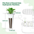 172 60 2 25 60 25 LetPot Pcs Seed Pod Kits, Hydroponics Growing Sponges, Grow Anything Kit Pod for Hydroponic