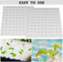 XIDAJIE 200 Pcs Hydroponic Sponges, Planting Gardening Tool for Soilless Cultivation and Seedling Growth
