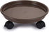3 Fasmov Pcs Plant Pallet Caddy Plant Stand Round Flower Pot Mover, Plant Pot Pallet Dolly Caster with Universal Wheels