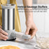 2.2-Pound 4 Nozzles Manual Sausage Stuffers, Household Vertical Sausage Makers with Stuffing for Homemade Sausage