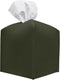 carrotez Modern PU Leather Tissue Box Cover - Decorative Holder for Bathroom, Night Stands, Office, Khaki
