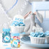 48 1.5 3.5 Inch Tondiamo Pcs Blue Baby Shower Mini Bottle Favors x Baby Shower Candy Jar Mini Milk Bottle Party Favor