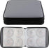 DVD Storage CD Case Holder: 160 Capacity CD Sleeves Black Disc Cases Binder for Car, Large DVD Wallet for Movies