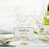 24 Pcs Mini Place Card Holders and 24 Pcs Place Cards with Gold Foil Border for Wedding, Birthday
