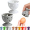 WAMEIJU 2 PCS Egg Washer for Fresh Eggs, Silicone Egg Brush Cleaner, Egg