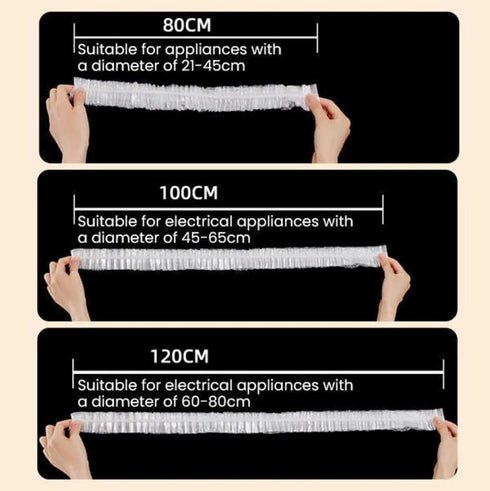 10Pcs White Thickened Disposable Dust Cover, Universal Kitchen Appliance Protective Cover for Household Use