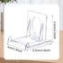 Acrylic Plate Stands,Adjustable Acrylic Plate Stand Picture Frame Display Holder Decorative Plate Display Stand Clear Easel Stand for Display Acrylic Art Stand for Home Office Festival Party