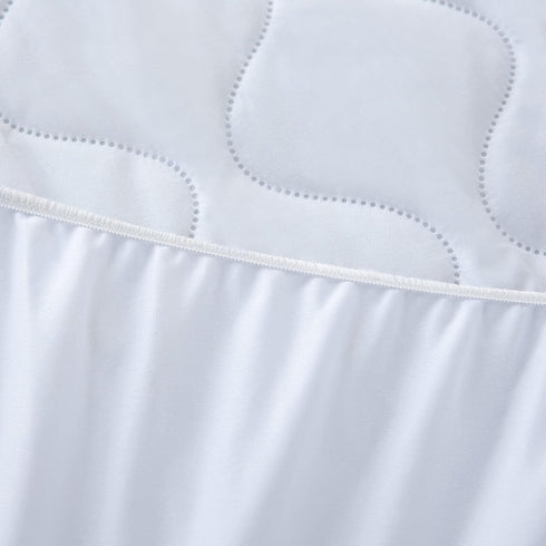 Waterproof Full Mattress Protector Pad 54x72 for Pull Out Sofa Bed, Quilted Fitted Cover up to 8 Inch Deep, White
