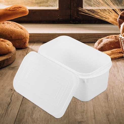 Mipcase Butter Dish with Lid, Plastic Butter Keeper Container 700ml Cheese Storage Containers for Kitchen