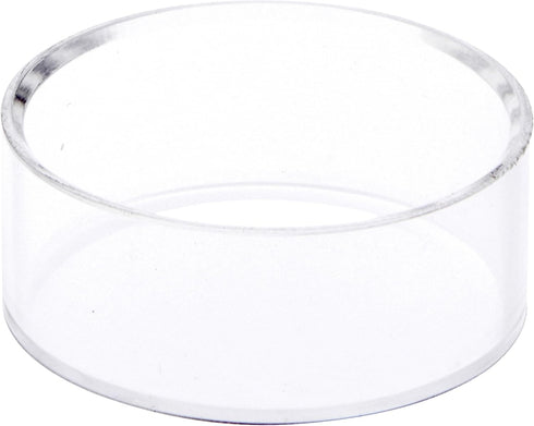 Plymor Clear Acrylic Beveled Display Holder Stand for Egg, Marble, Ball or Sphere, 1" H x 2.5" W (2 Pack)
