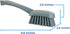 419288 Brush,Washing,Stiff,10",PP/PBT,Gray Vikan