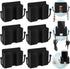 Jetec 6 Pieces Wall Mount Phone Holder, Self-Adhesive Organizer Storage Box for Bedroom