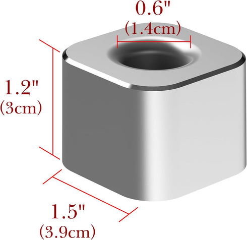Linkidea Countertops (2PCS Toothbrush Holder, Mini Aluminum Single Holder Stand for Pen, Pencil, Shaver, Razor