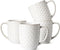 LE TAUCI Coffee Mugs 16 oz,Ceramic Mug Set, Embossment Cups for Latte,