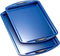 Caliente Nonstick Bakeware Set of 2 Cookie Sheets, Premium Medium & Small Baking Sheets