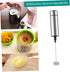 BESTOYARD Milk Frother - Electric Mini Kitchen Stirrer, Rechargeable Stainless Steel Foam Maker, Handheld Foaming Agent