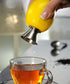 Best Utensils Stainless Steel Manual Lemon Juicer, 18/8 Hand Citrus Juicer and Lemon Pourer