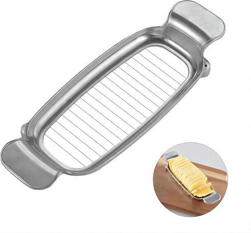 ADULLPONY Butter Slicer Cutter,Cheese Cutters for Block Cheese, Butter Slicer for Butter Squares,