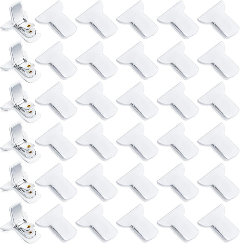 Padded Comforter Clips, White Padded Duvet Clips, Blanket Fasteners to Secure Bedding, Prevent Comforters From Shifting
