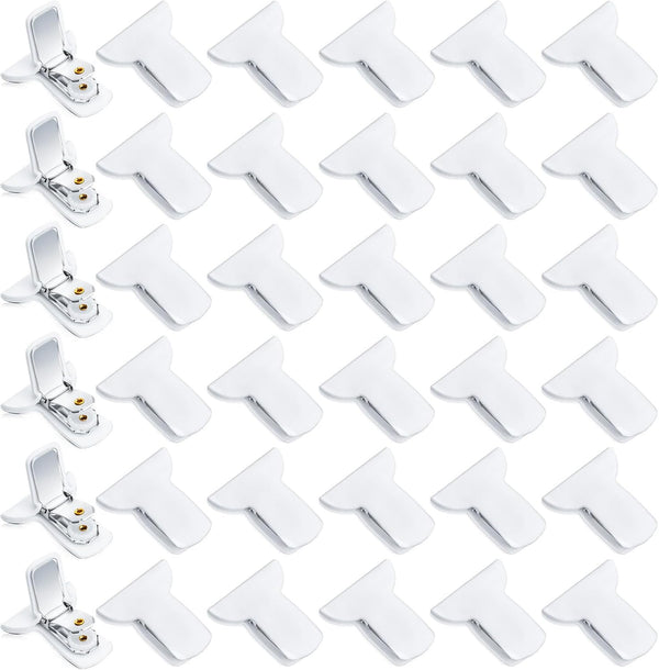 Padded Comforter Clips, White Padded Duvet Clips, Blanket Fasteners to Secure Bedding, Prevent Comforters From Shifting