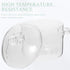 Glass Saucepan, 1350ml Glass Cooking Pot with Cover, Nonstick Soup Pot for Soup and Pasta