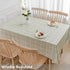 TruDelve Heavy Duty Vinyl Tablecloth, Sage Green Plastic Table Cloth, Spring Square Tablecloths Waterproof Outdoor