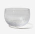 Amehla 18-ounce Nut Bowl, Snack Jar and Candy Dish with Hammered Finish, Handblown Glass End Table Piece.