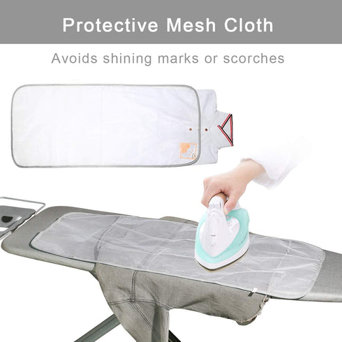 Dalykate 15x54 Ironing Board Cover and Pad - Elastic Edge, Scorch and Stain Resistant Thick Padding with Fasteners