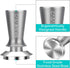 CASABREWS Espresso Tamper 51mm, Premium Calibrated Coffee Tamper with Spring Loaded, Flat Stainless Steel