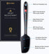 DI ORO Seamless Series Mini Silicone Spatula - BPA Free, Pro-Grade, 600ºF Heat-Resistant, Black