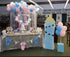 White, Light Pink, Light Blue Balloons, 100 Pack 12 Inch Latex Balloons for Baby Shower Birthday Party Supplies