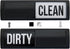 Gorilla Grip Clean and Dirty Dishwasher Magnet Sign, Heavy Duty Non-scratch Kitchen Accessories (Black)