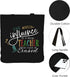 ELEGANTPARK Teacher Gifts for Women, Black Cotton Canvas Tote Bag for Appreciation Week, Graduation, Christmas