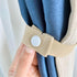 Generic 2PACK Hygge Living Snap-Fit Cartoon Cloud Curtain Tiebacks Hook Holdbacks Cute Curtain Holdbacks Rope for Baby