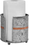 Autumn Alley Farmhouse Galvanized Kitchen Paper Towel Holder, Vintage Style Weighted Countertop Design