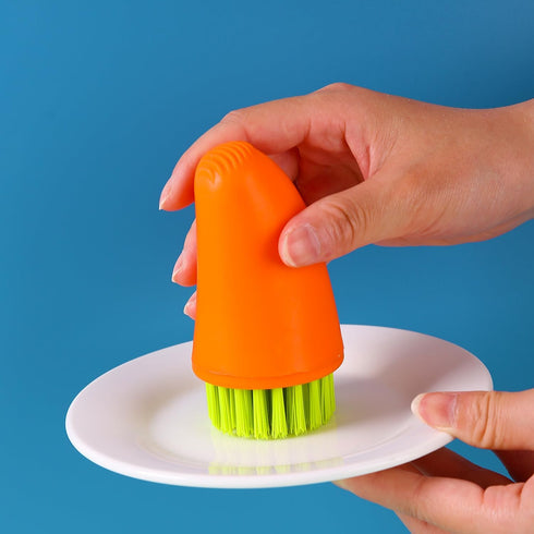 RADESCOO Carrot Vegetable Brush - Premium Vegetable Brush Scrubber for Food, Potatoes, Carrots and Fruits, Effective