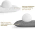 Ivellow Memory Foam Travel Pillow - Compressible Camping Pillow for Adults and Kids, Compact and Supportive